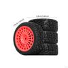 Set of RC Wheels And Tires Parts with A Focus on Compatibility for 1/10 TT01