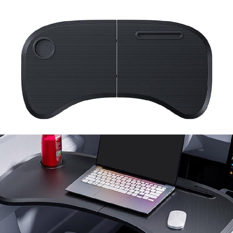 Space Saving Car Seat Mounted Foldable Desk For Laptop Meals Plastic Tray Board Stable Surfaces Universal Use