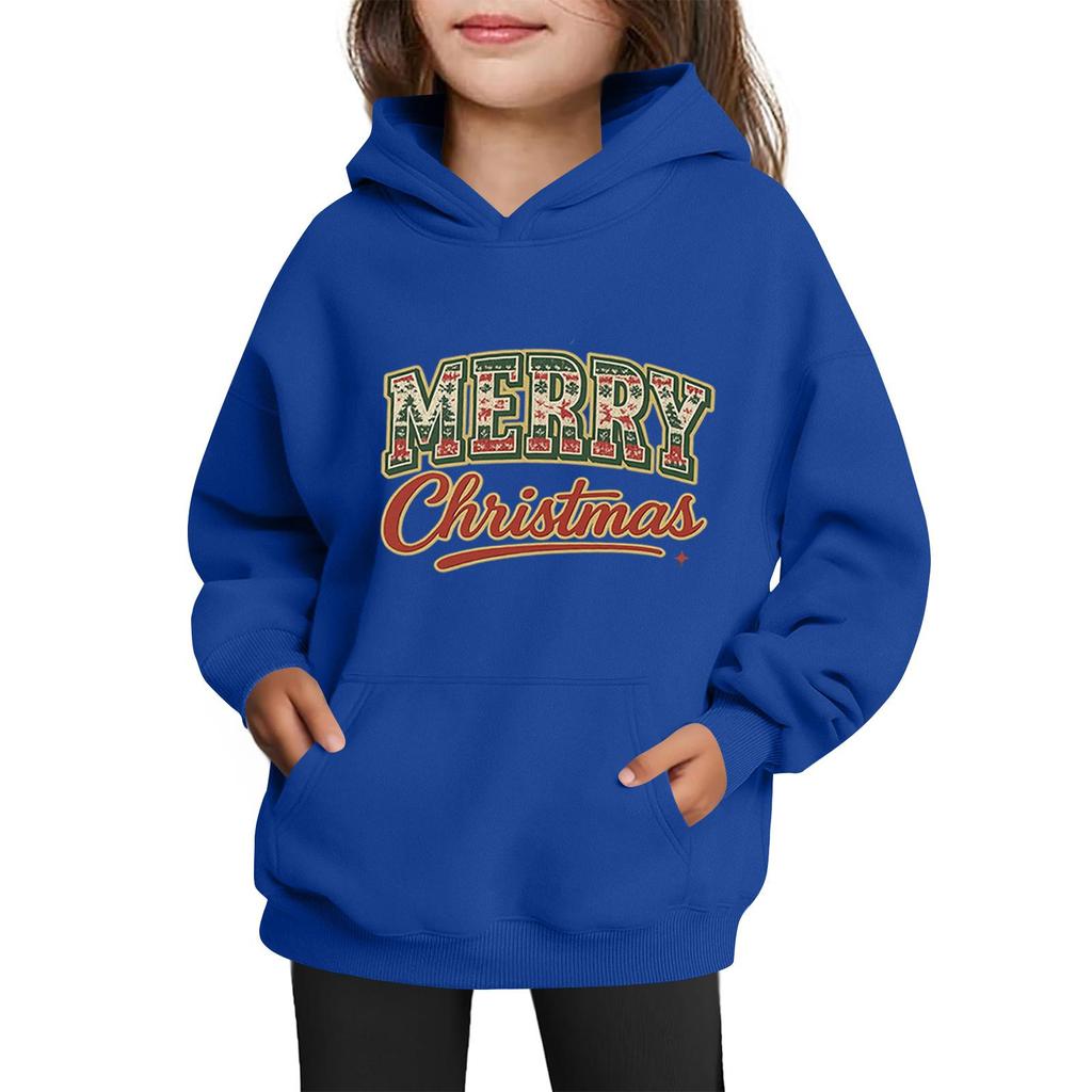 Sweatshirts For Teen Girls Hoodies Long Sleeve Drawstring Pullover Cute Printed Oversized Hoodie Christmas