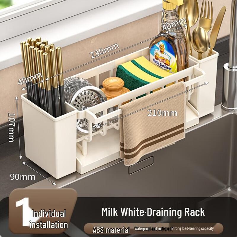 Égouttoir multifonctionnel pour comptoir de cuisine