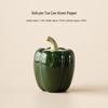 Persimmon Tea Scented Ceramic Candy Jar and Candle Holder