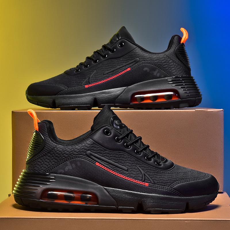 Tenis Men Shoes Trainers Casual Unisex Shoes Breathable Lace-Up Men Sneakers Air Cushion Running Shoes