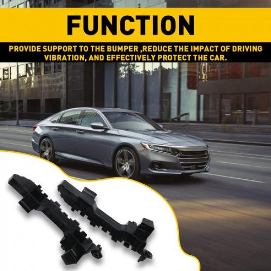 2Pc Bumper Headlight Support Bracket Retainer Support Fit For Honda Accord 18-19