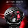 SVJ RS8 Hjulklokke Herre Stereo Brems Hollow Dial Sports Car Modified Black Technology Vanntett
