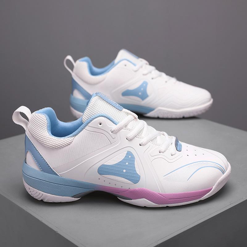 Badminton shoes women's comfortable and wear-resistant couple sports shoes breathable mesh youth and students competition training shoes