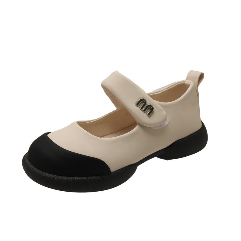 French ugly cute Mary Jane loafers women's 2025 new autumn small fragrance with skirt comfortable cloud puff shoes