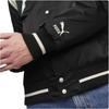 Puma Letter Single Button Casual Sports Long Sleeve Baseball Jacket Unisex Jackets Black 626147-01