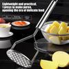 Kitchen Gadget Creative Food Mud Press Masher Puree Juice Maker Stainless Steel Manual Potatoes Crusher Pusher Fruit Tools