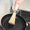 1Pcs Natural Bamboo Pot Brush Long Handle Wok Cleaning Brush Dish Brush Kitchen Tool Supplies For Home Restaurant