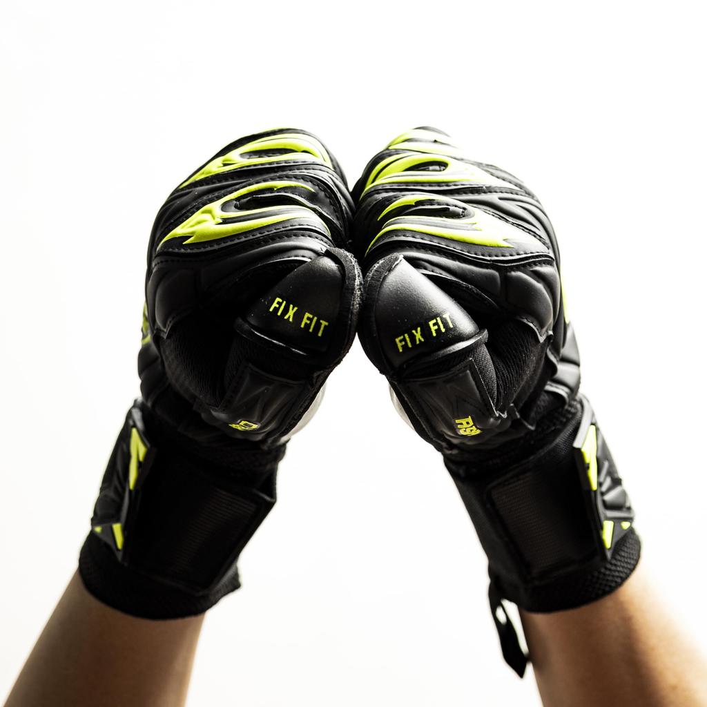 Äkta RG målvaktshandskar Aspro Black Out Japan Japansk modell 4 färger Aspro Black Out Contact Black (RG) (Gul, Nej. 10)