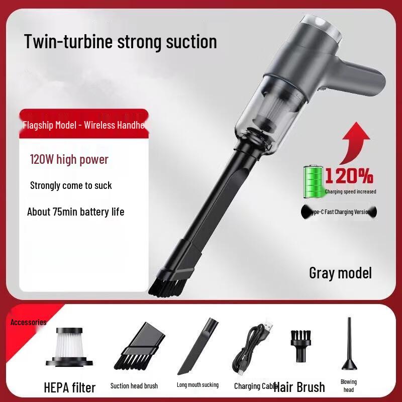 Yuanzu Handheld Car Vacuum Cleaner