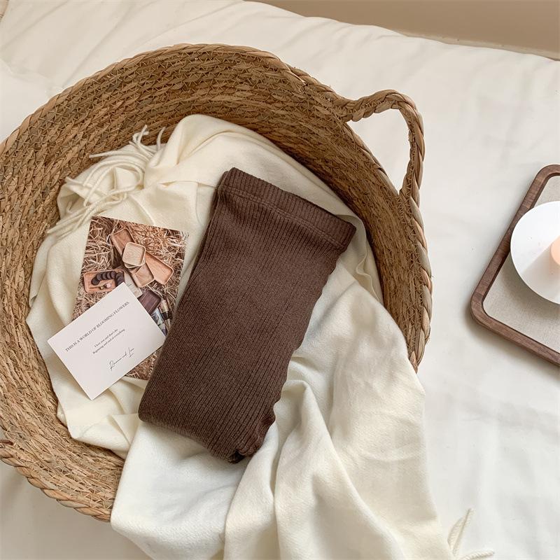 Wool Socks Simple Vertical Stripes Slimming Pantyhose Warm Wool Leggings