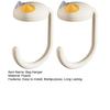 1/2Pcs Desk Hooks Handbag Hangers Funny Cat Design Strong Load-bearing Easy To Install Bag Holders Table Purse Hooks