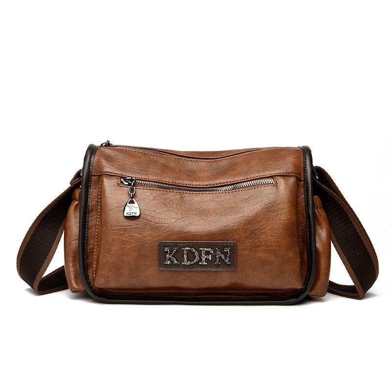 Retro Broadband Shoulder Bag New Casual Mother Bag Large Capacity Versatile Crossbody Bag