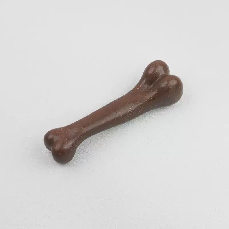 

Игрушка-прорезыватель Douyin: Прочная, устойчивая к укусам кость для крупных собак Medium: 15*4.5*4cm коричневый