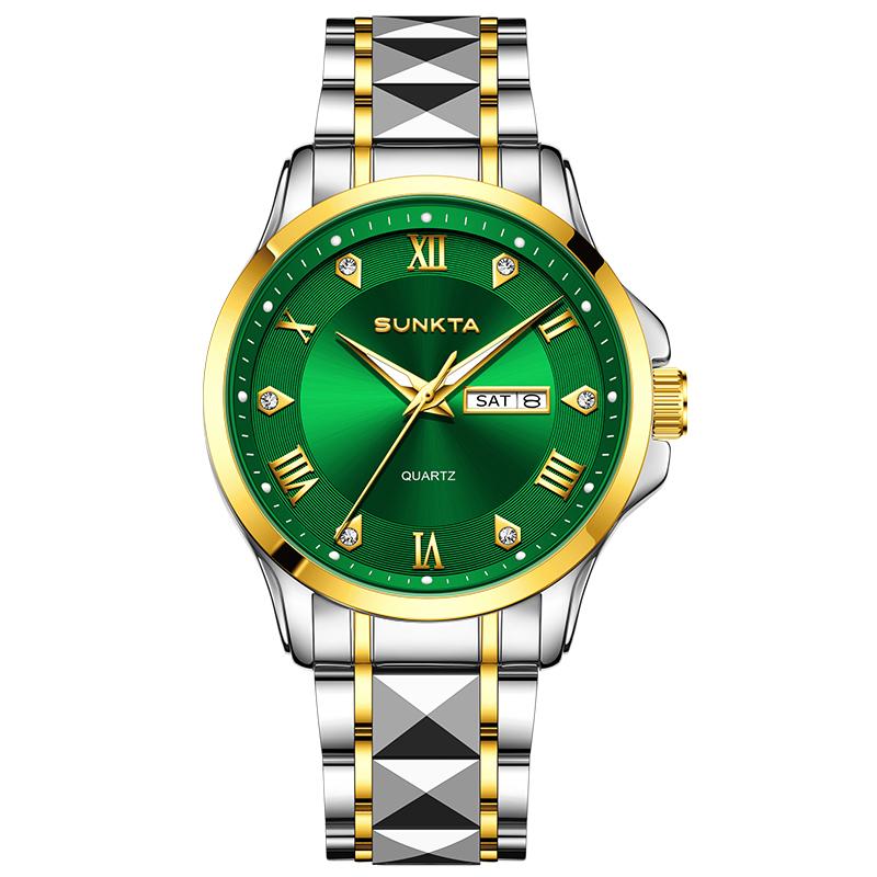 SUNKTA New Fashion Womens Watch LIGE Elegant Luxury Quartz Wristwatch Waterproof Luminous Steel Watches Ladies Gift Reloj Mujer