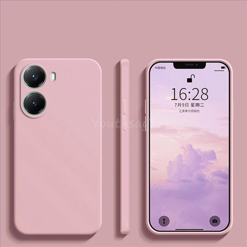 Für Xiaomi POCO X7 Pro Hülle Flüssigsilikon Plain Hülle POCO X7 Pro Hülle TPU Anti-Drop Telefonschutzhülle POCO X7 Pro Hülle