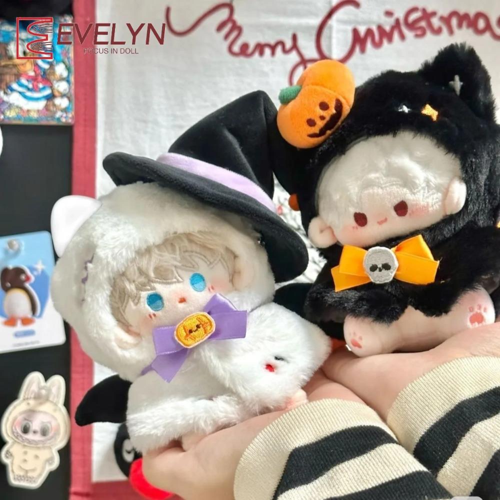 Evelyn 10cm Cotton Doll Clothes Halloween Pumpkin Clothing Accessories Love and Deepspace Plush Doll'S Clothes Cloak DIY Gifts