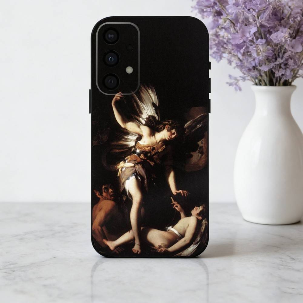 Art C-Caravaggio P-Paintings phone Case For Samsung Galaxy A73,A72,A71,A70,A53,A52,A51,Others Soft Black Shell