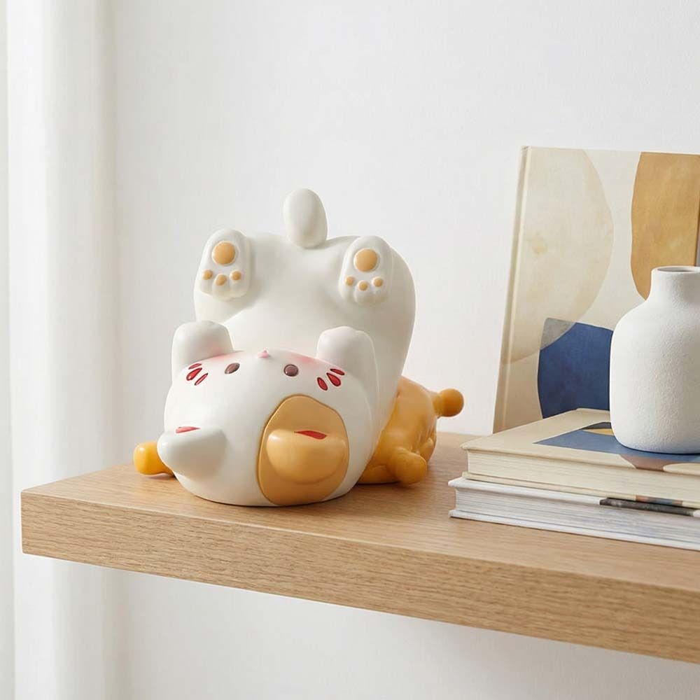 Figure Modell Katze Geformt Handyhalter Harz Katze Form Handy Halterung Katze Schreibtischständer Kinder Geschenk