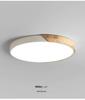 Natural Wood LED Ceiling Lamp for Bedroom and Living Room