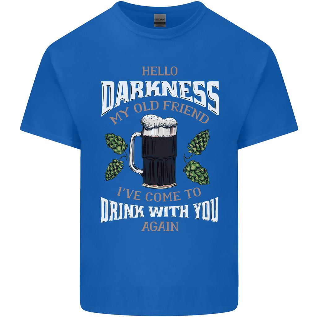 Hello Darkness My Old Friend Funny Guiness Unisexs Light Cotton Tshirt