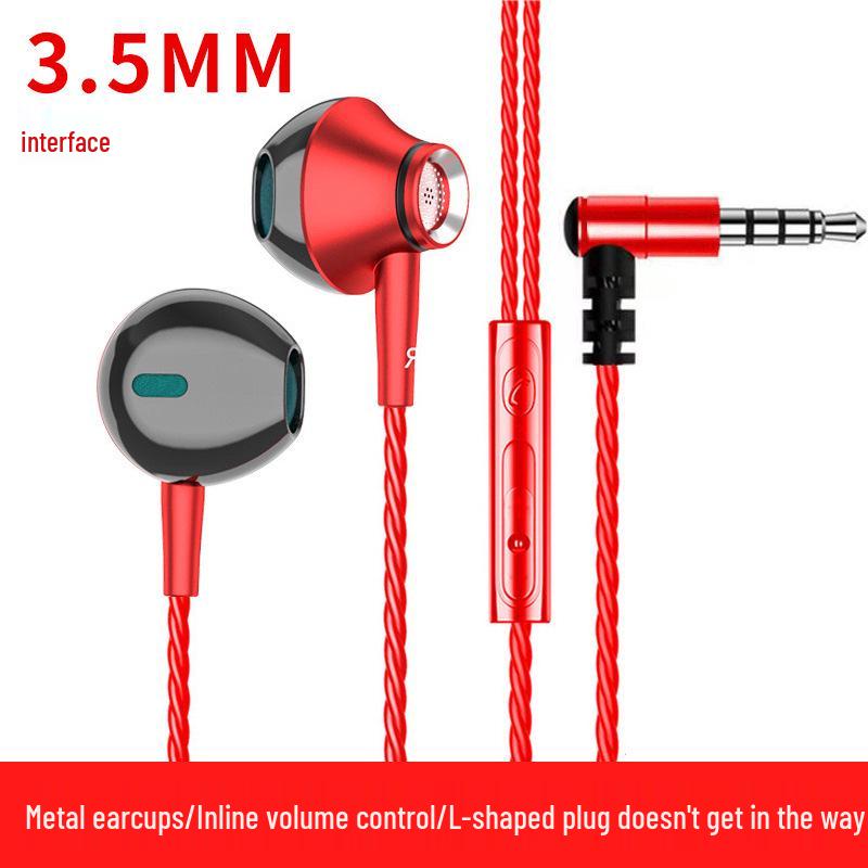 Metal Magnetic Gaming Earphones, Wired In-Ear with Type-C Angled Plug for Precise Sound Localization
