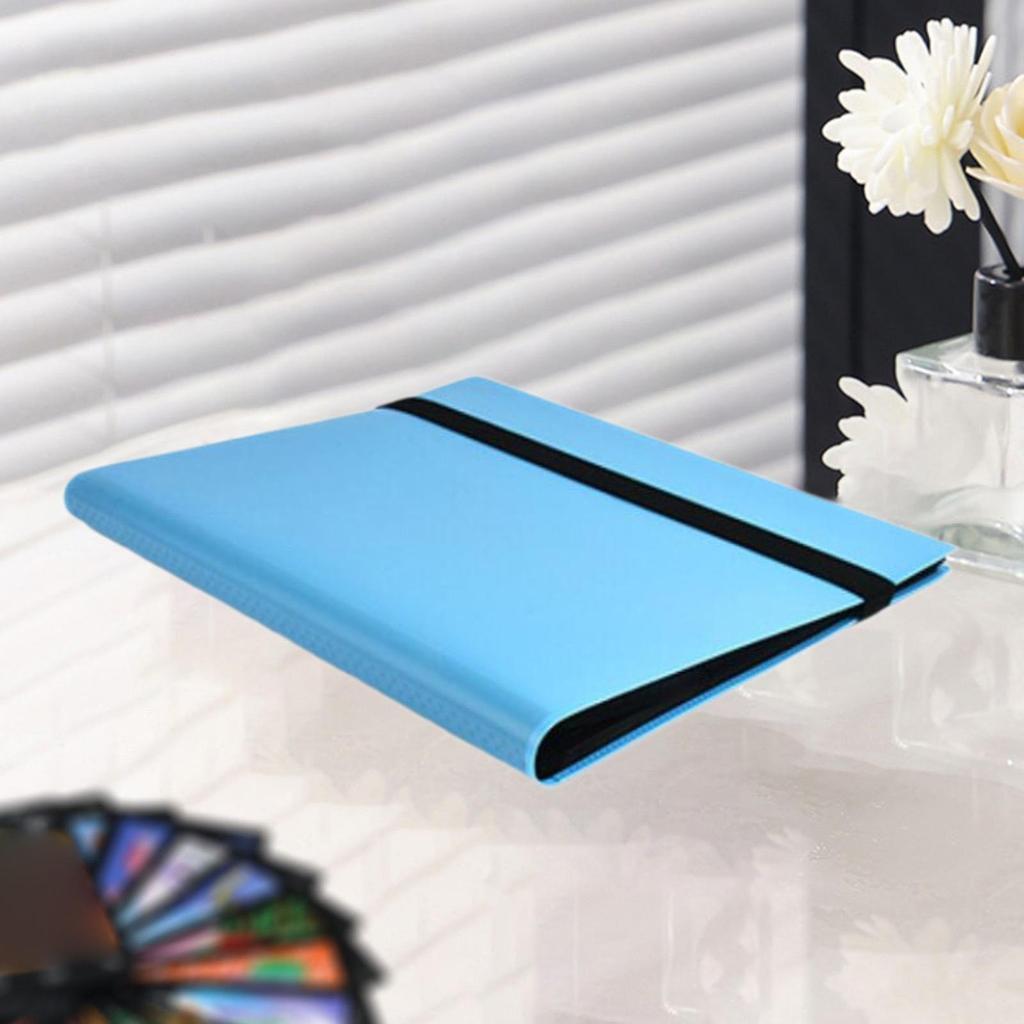 Cards Binder 4 Pockets Cards Binder Holder, Trading Card Games Binder Collector Storage Album for Gaming Cards