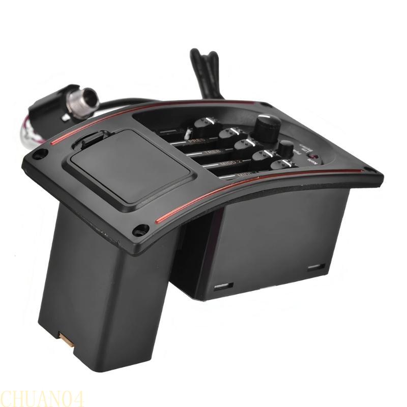 A1A2 Acoustic Guitar 5 Band EQ Preamp Amplifier Guitar Pickup Piezo Systems Guitar Tuner Guitar Pickups