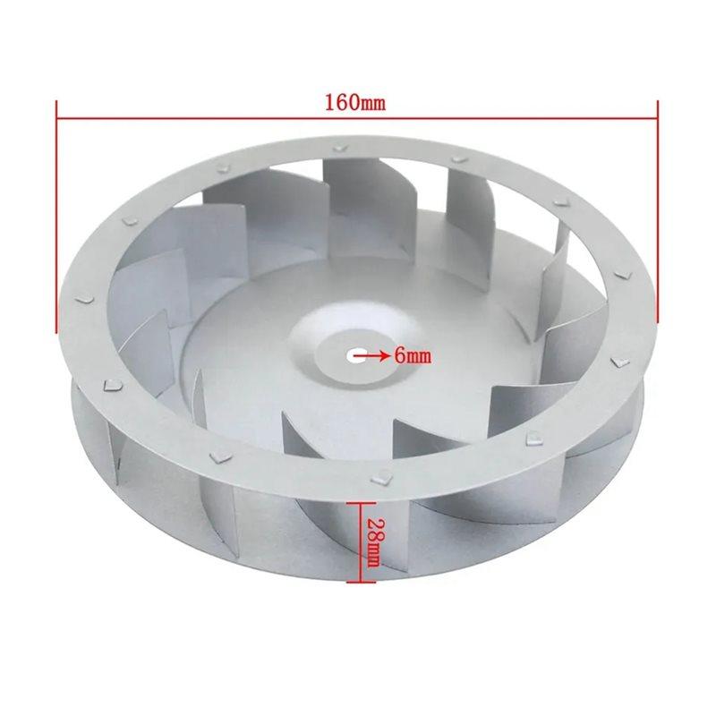 ABJI-Fan Wind Wheel High Temperature Motor Part Centrifugal Fan Blades For Kitchen Oven Impeller Replacement