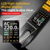 2025+ U5 DC AC Current Tester 600A U-Shaped Clamp Meter True RMS Auto-Ranging TFT Screen USB Rechargeable 1200mAh NCV Multimeter