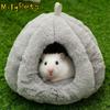 Haustierzubehör Warmes Winter Hamster Baumwollnest Winddicht Verdickt Kaninchen Schlafnest Weicher Plüsch Hamster Hängematte Wohnzimmer