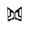 Auto Carbon Fiber Seat Adjust Button Panel Cover Trim B For Benz C Class W204