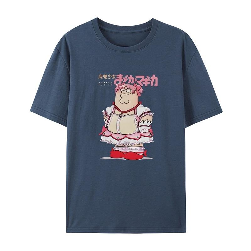 Interesting Magical Girl Classic White Casual Tshirt Mens and Womens Luxury Brand Top