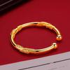 Gold Shop Acacia Vine Beaded Bracelet: Women's Shiny Vietnamese Gold Sand Prosperous Bangle.