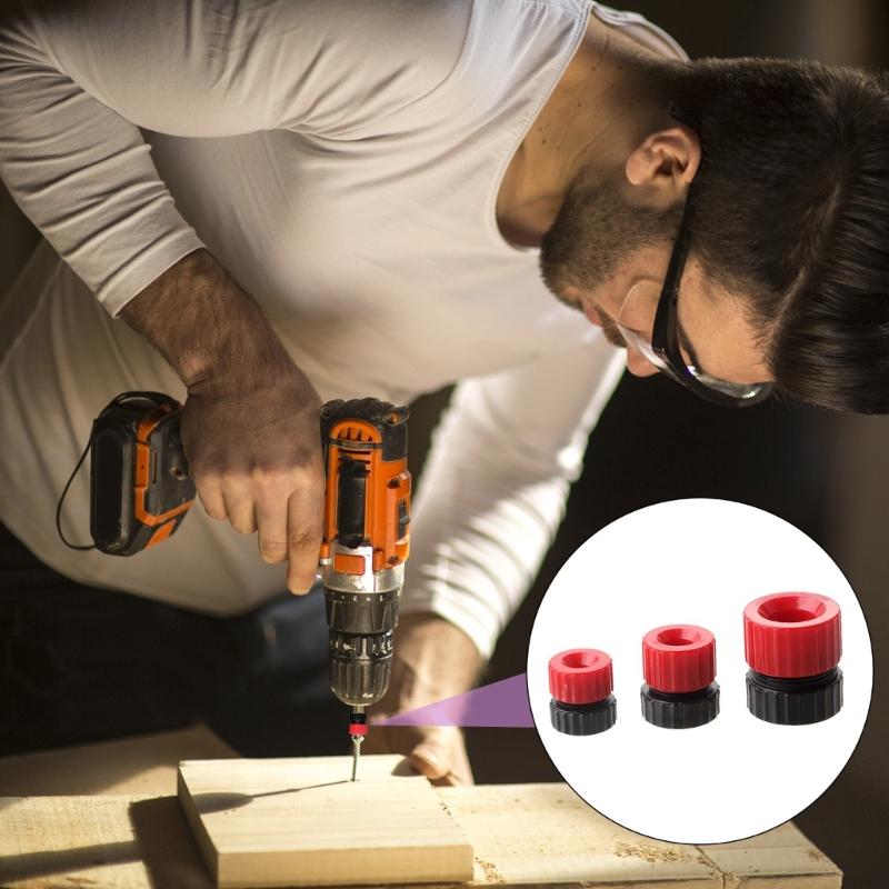 3Pcs Adjustable Drill Bit Depth Stop Drill Bit Stop Collars Carpentry Drill Stoppers Power Tool Drill Bits Accessories