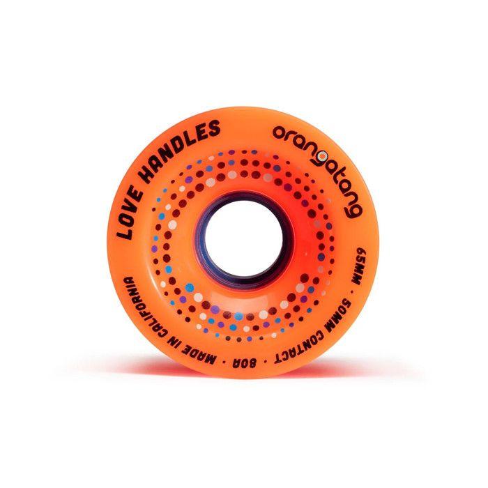 ORANGATANG Roue LOVE HANDLES 65MM Orange 80A [x4] - Roues