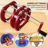 Aluminum Alloy Base 4 Jaw Clamp Compact Dimensions Easy Installation Four Mounting Screws Manual Lifting Mechanism