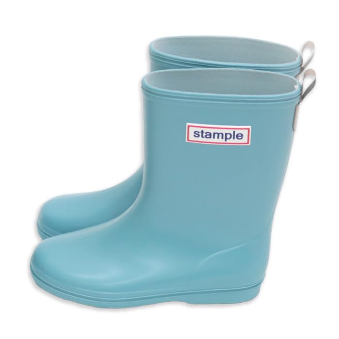 

[Stample] Japanese-made rain boots for kids (Smoke Blue, 20.0cm)