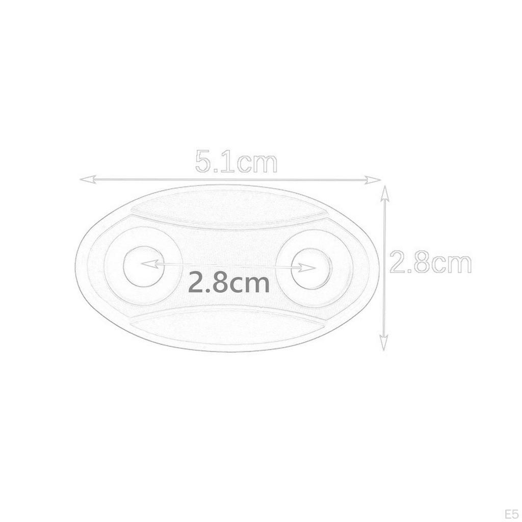 2 Pieces Motorcycle Mirror Mount Riser Decorative Mirrors Rearview Base Seat Covers