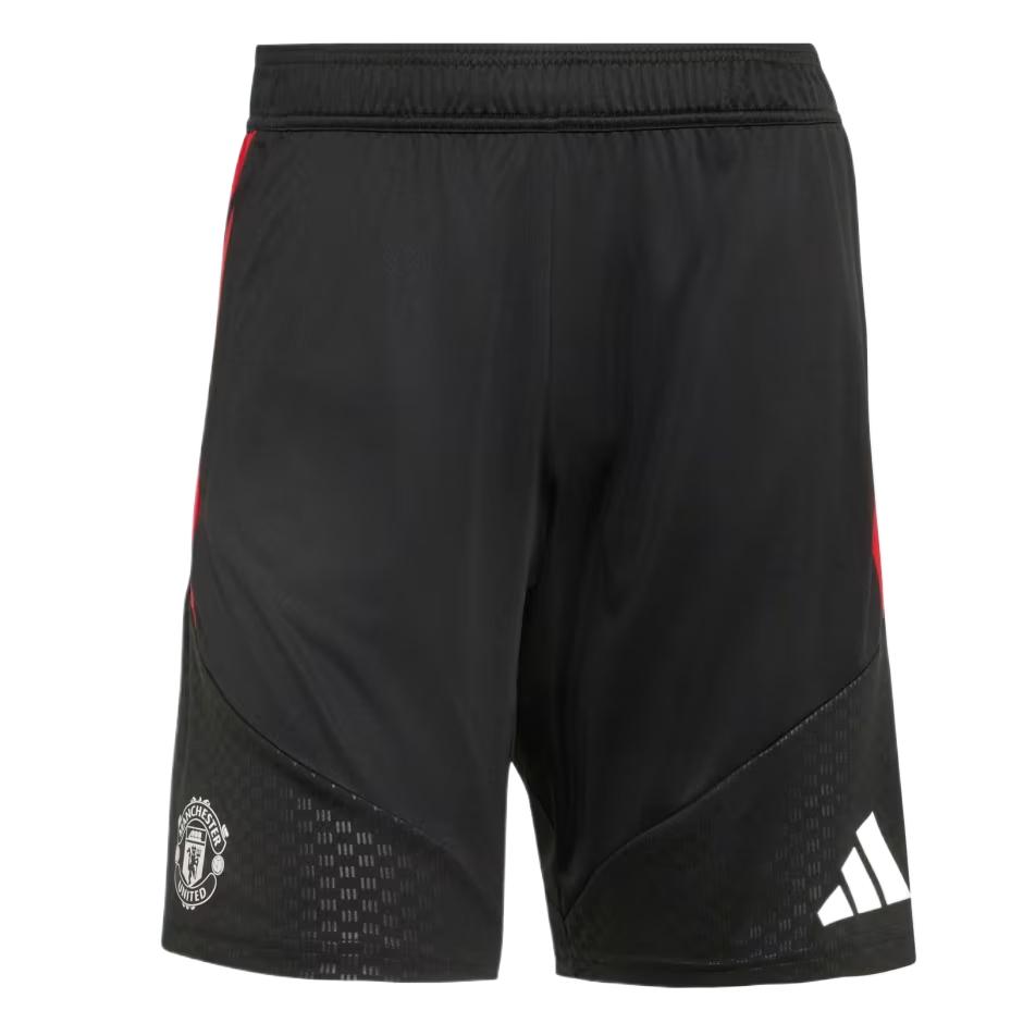 Adidas Manchester United 26/27 Season Tiro Fan Version Lace-Up Mid-Rise Solid Color Football Pants Men bottoms KC4880