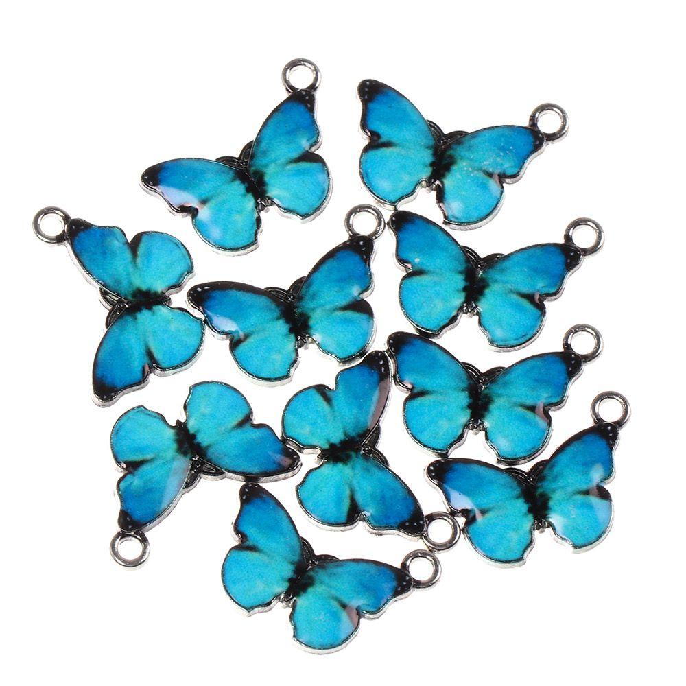 Earrings Crafting DIY Accessories Butterfly Charms Enamel Pendants Cute Animal Jewelry Making