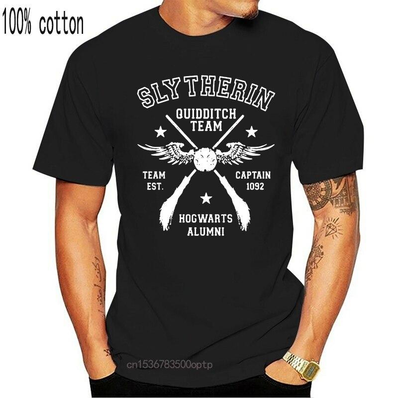 Cotton O-neck printed T-shirt Slytherin 