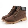 Men's Winter Boots, Casual Leather Short Boots, Snow Boots, Flat Boots, Fashionable and Comfortable British Style