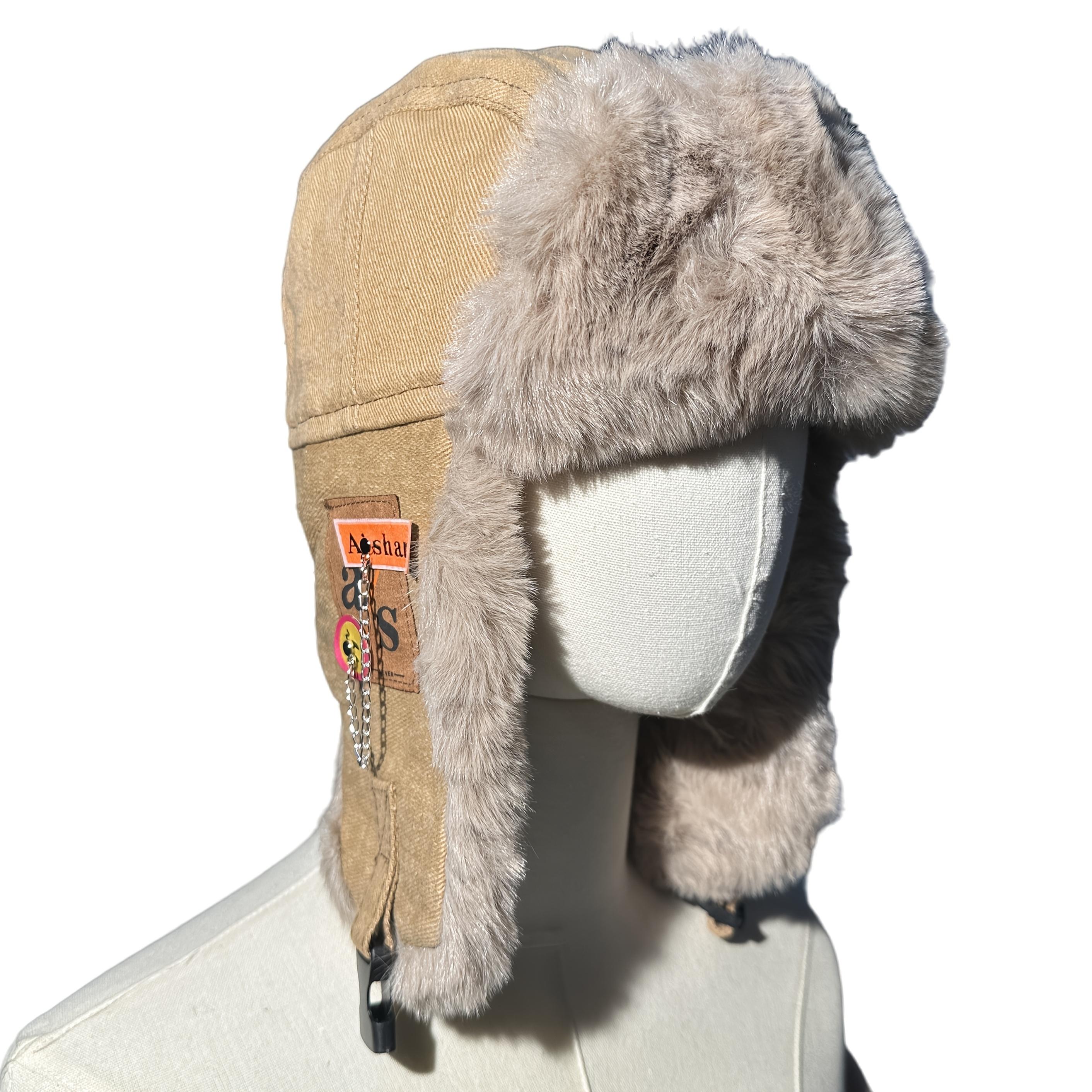 

Винтажная модная женская шляпа, мужская зимняя утолщенная теплая шапка-ушанка, ветрозащитная и морозостойкая уличная шляпа с 4 вариантами цвета