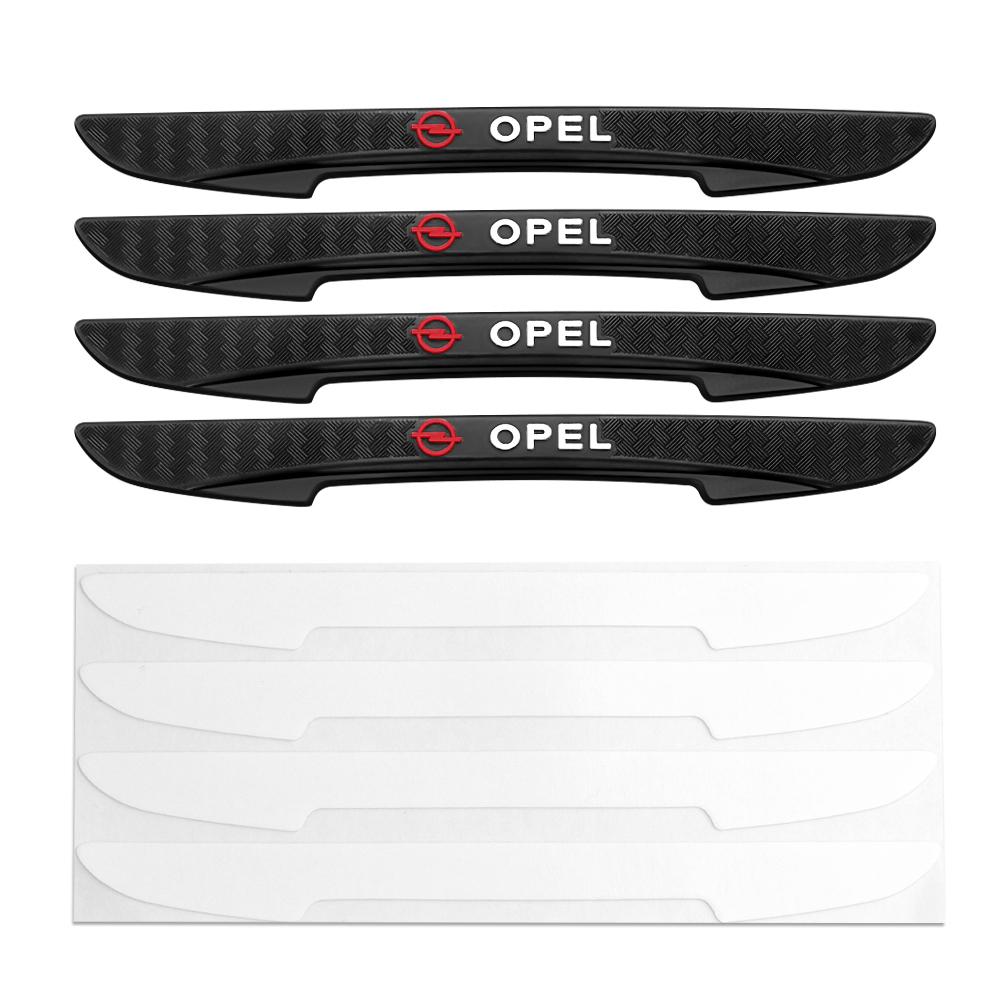 4pcs 3D Car Door Anti-Collision Bumper Strip Guards Side Protector Sticker for Opel Astra H G Insignia Mokka Zafira Corsa Ampera  VS5