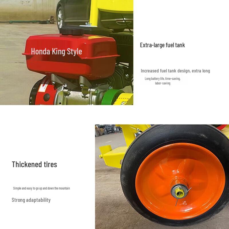 Multi-functional Hand-Push Micro Tiller CN plug (adapter included)