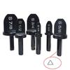6pcs Triangle Shank Tube Expander Bit 6 Piece Set Swaging Drill Bit Set  For Air Conditioner