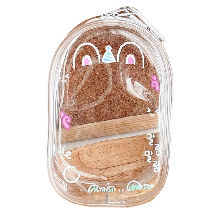 Leakproof Doll Display Pouch With Carabiner Clip Compact Figure Protector Case For Teens Cosplay Enthusiasts