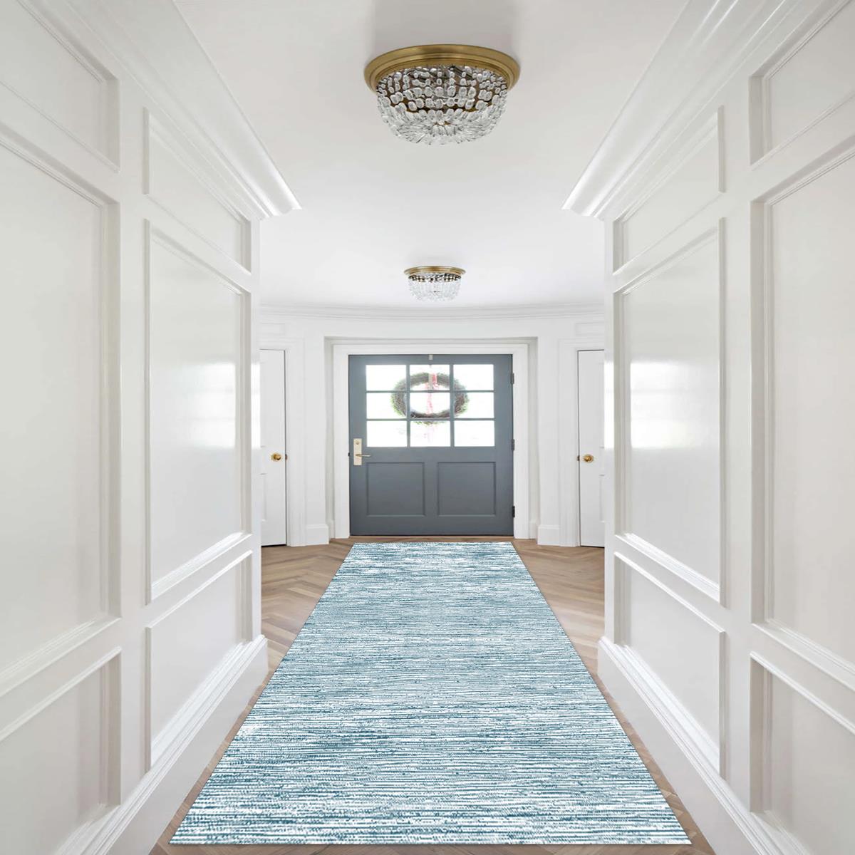 

Декоративный нескользящий моющийся ковер с цифровой печатью DOT-YOL-SD-380 60 x 100 синий